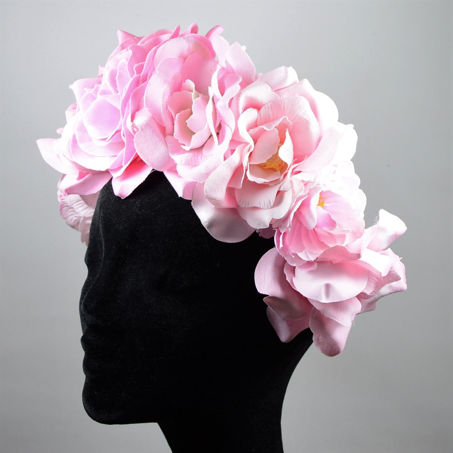 Flower headpiece, Pink